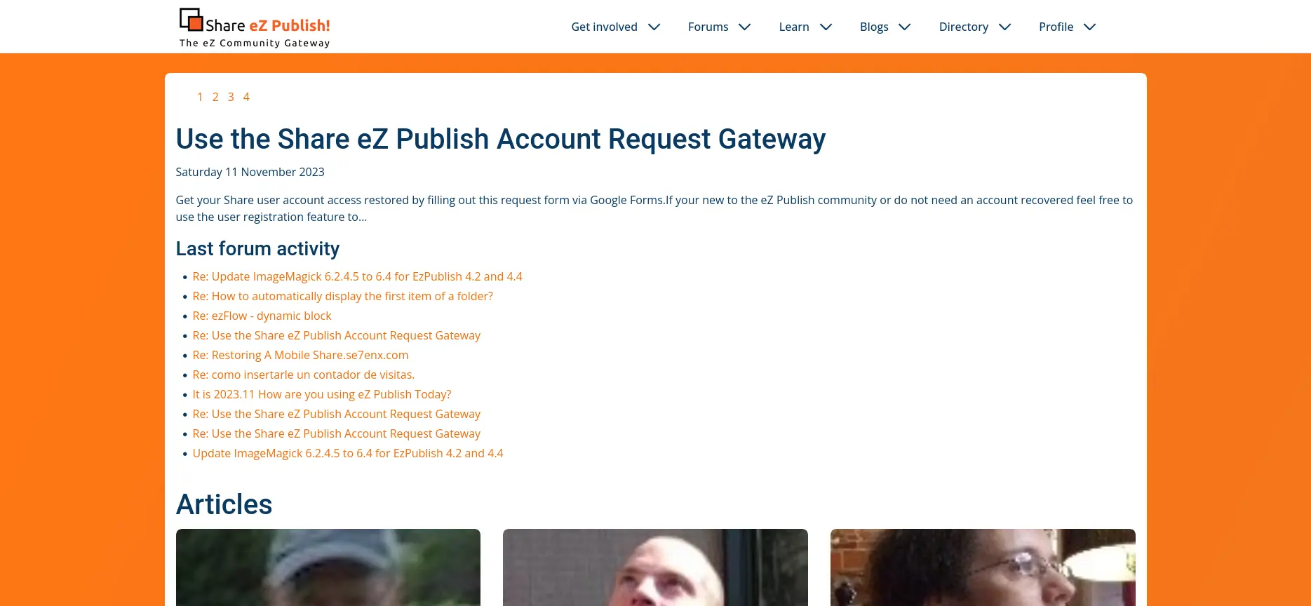 Share eZ Publish! Share eZ Publish!